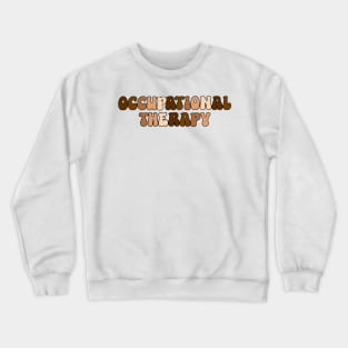 OT Bubble Letters brown Crewneck Sweatshirt